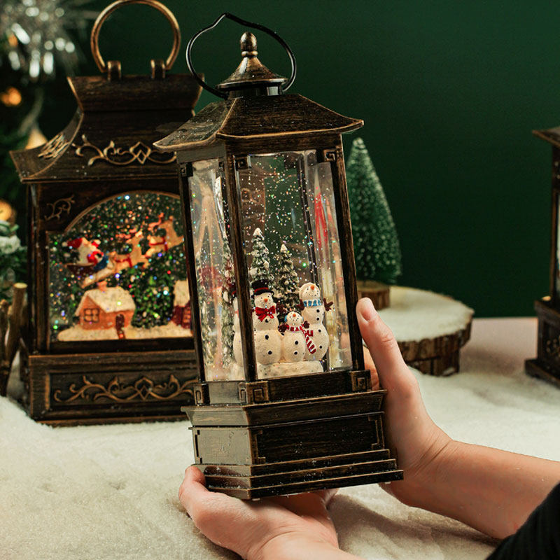 Christmas Gifts Children Snows Crystal Ball Automatic Snow 8 Soundbox Birthday Music Box Snowflake Girl Girl Girl