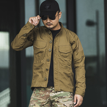 Archon tactical jacket waterproof and windproof shirt multi-pocket stand collar scratch-resistant camouflage jacket outdoor military fan top