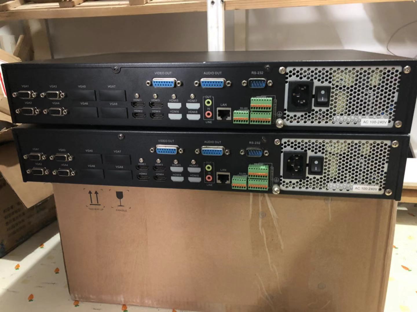 Spot 9 5 New Hikvision 4-way decoder DS-6404HD-TDS-6408HD-T used belt packaging