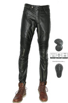 Velero motorcycle leather pants Knight straight motorcycle pants riding pants anti-wrestling pants waterproof windproof leather pants