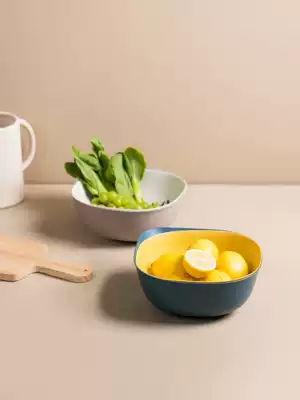 Washing basin drain basket artifact Net red fruit plate Nordic style creative living room modern home living room vegetable basket