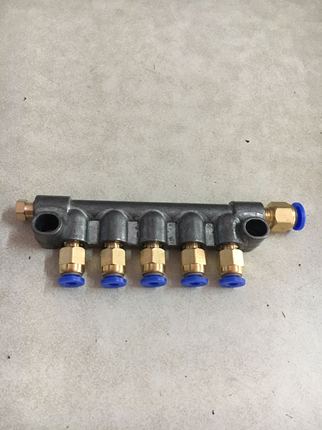 Type A oil way dispenser Sub-oil distributor Oil splitting block connecters Resistance Lube Road Machine Bed Accessories