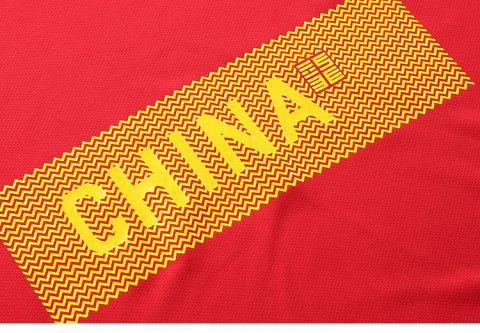 Đội tuyển thể thao quốc gia phù hợp với áo thun cổ tròn nhóm thể thao đào tạo Sanda huấn luyện viên võ thuật quần áo cờ Trung Quốc tay áo ngắn - Thể thao sau bộ adidas nam