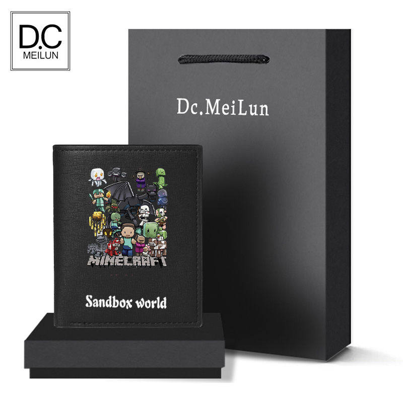 2020 new personality youth student wallet boy short multi-card wallet trendy creative animation tide brand cartoon