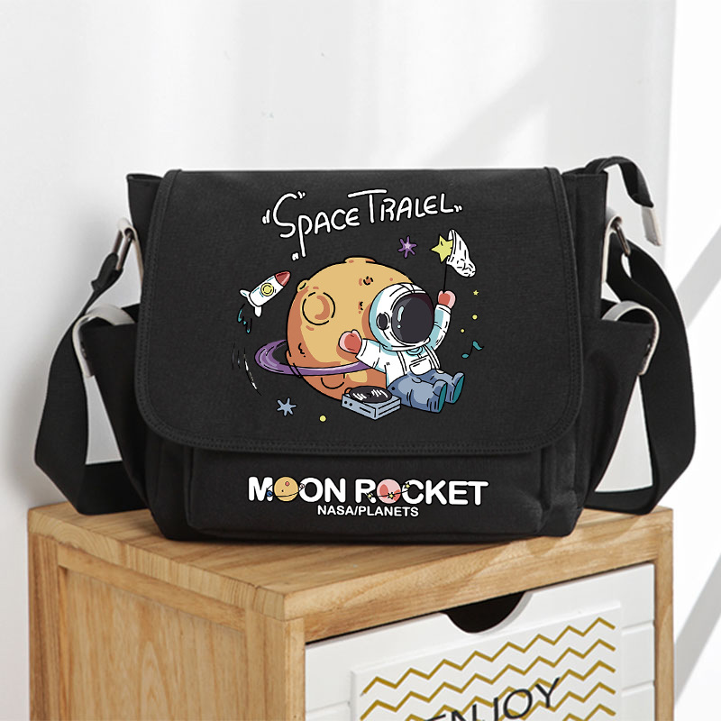 Day Department Leisure single shoulder bag Chauded college students class Shoulder Bag Creative Commuter Water Dumplings Poor Bag Boys Satchel