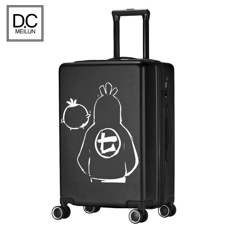 Anime peripheral trolley case universal wheel suitcase men and women 24 password boarding case 20 inch hard box luggage