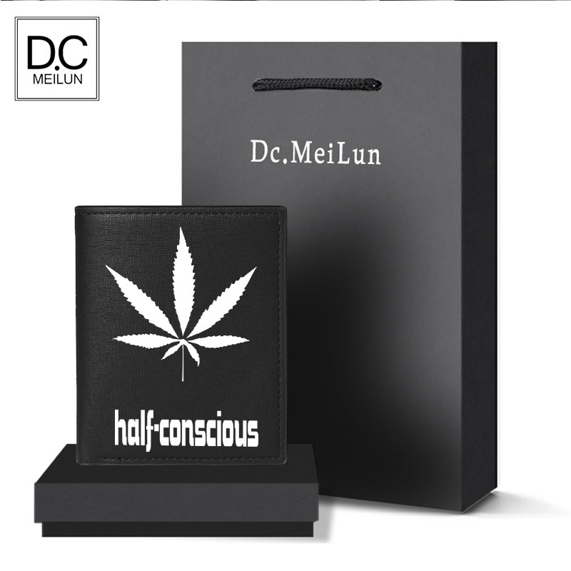 Short niche design Tide brand personality card bag All-in-one bag Children and teenagers student wallet Men's long small fashion