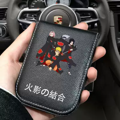 Animation Tide brand Joint personality leather driver's license driving license holster driver's license card package one bag men and women's ins tide