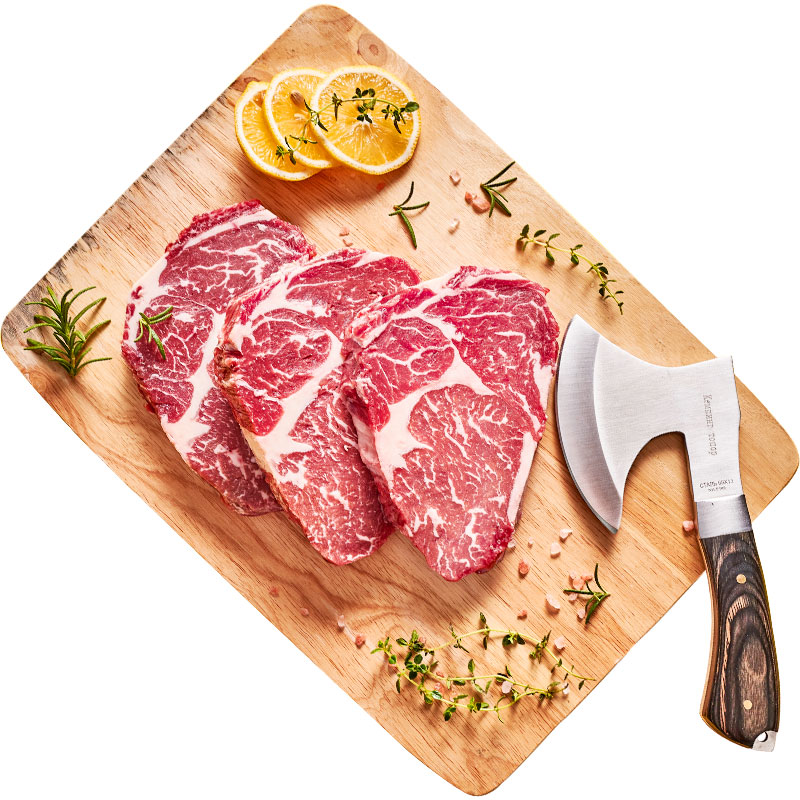 【小牛凯西】5片进口原肉整切牛排菲力眼肉