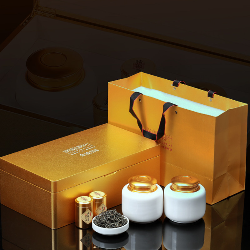 Tongmuguan black tea Jinjunmei tea gift box special authentic Wuyishan Jinjunmei tea festival gift to the elders