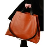 Сумка через плечо, вместительная и большая барсетка, из натуральной кожи