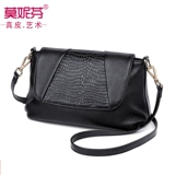 Сумка через плечо, модная универсальная кожаная небольшая сумка, ремешок для сумки на одно плечо, из натуральной кожи, коллекция 2022, воловья кожа