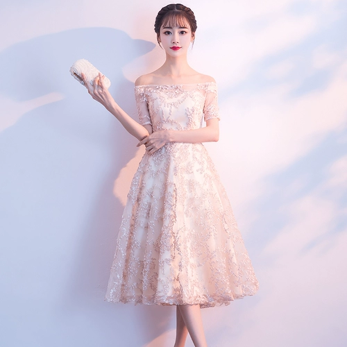 Вечернее платье, открытые плечи, коллекция 2021, длина миди