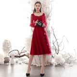 Вечернее платье, бордовое молодежное платье, коллекция 2023, подходит для подростков