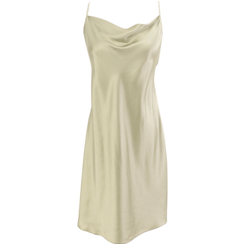 Jinsanta heavy silk nightgown summer 100% mulberry silk sexy swing collar suspender pajamas ຜ້າໄຫມແມ່ຍິງບ້ານເຄື່ອງນຸ່ງຫົ່ມ