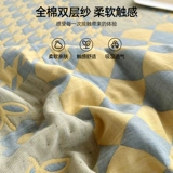 Хлопковая двухэтажная простыня, наволочка, комплект для домашнего использования, увеличенная толщина, 3 предмета