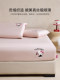 Hellokitty Cat Embroidered Cotton Fitted Sheet Single Piece Pure Cotton Satin 10A Antibacterial Mattress Protector Sheet Set