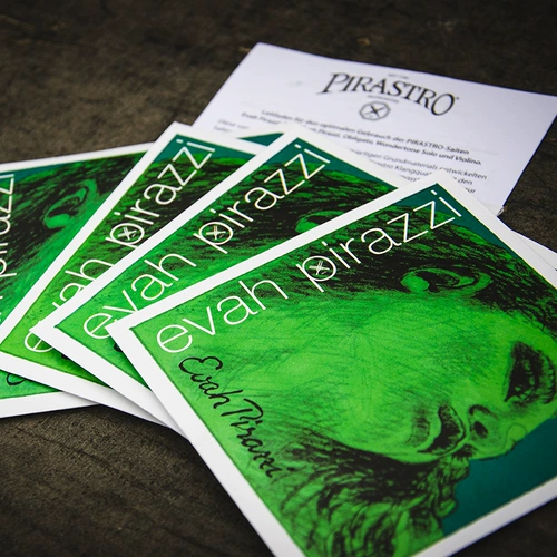 Немецкие струны для скрипки PIRASTRO Evah Pirazzi Green Beauty, комплект для взрослых и детей, одинарная струна, золото E