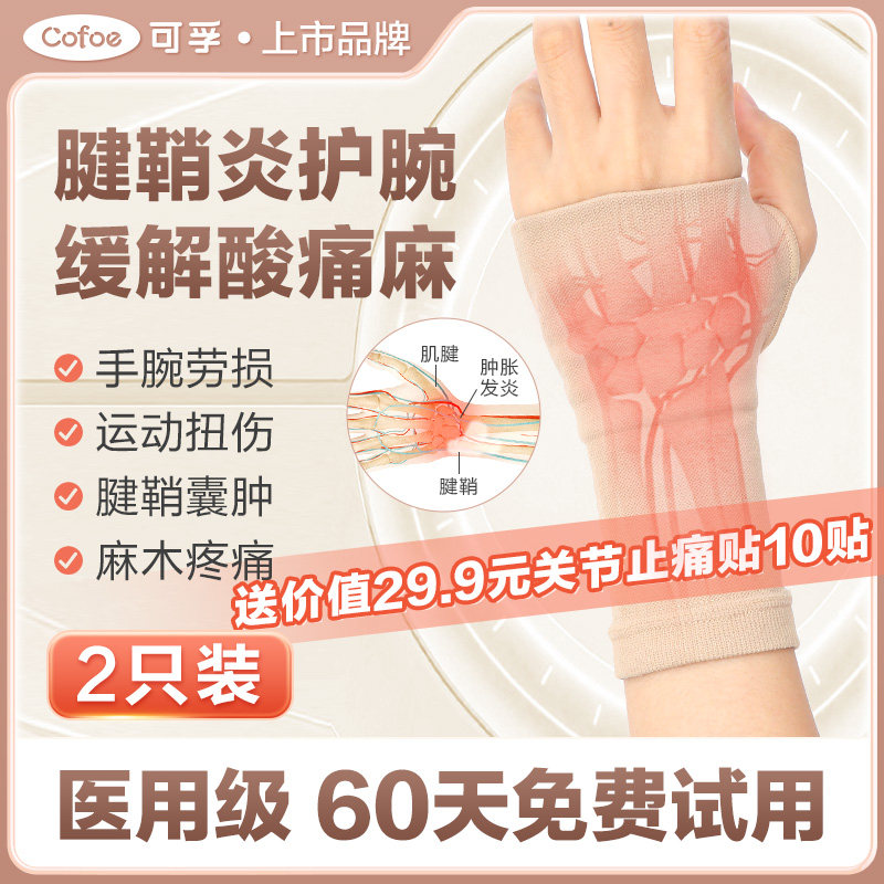 医用护腕腱鞘炎鼠标手运动扭伤劳损疼痛护手腕男女款保暖护套手套