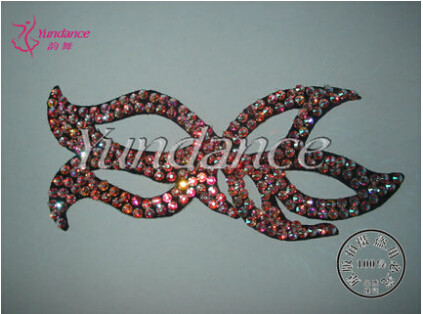 Yundance dance costume Modern headdress National standard luxury headflower diamond Latin headdress