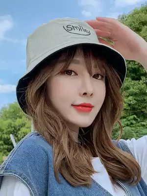 Fisherman's hat female Korean version of tide Joker Net red day literary and art students double-sided sun hat male sunshade sunscreen summer thin