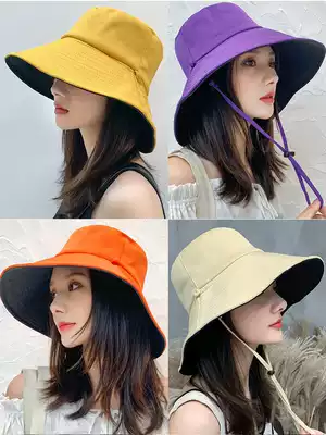 Summer fisherman's hat female face Korean version of sunscreen UV sunshade hat big edge tide Joker Japanese lady fashion