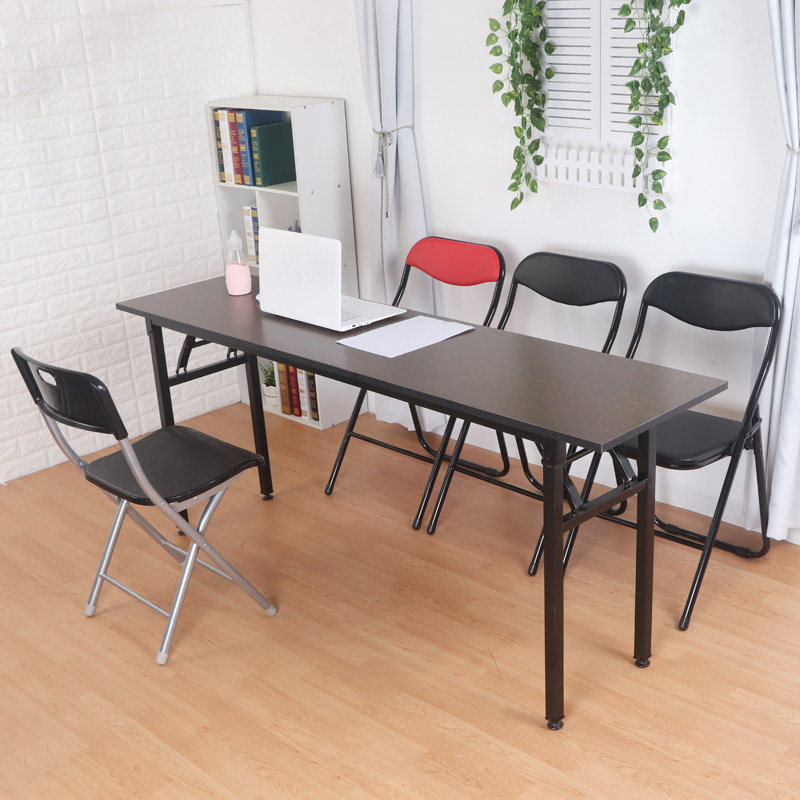 Simple folding fast table long table folding desk folding table computer table training table conference table and chairs