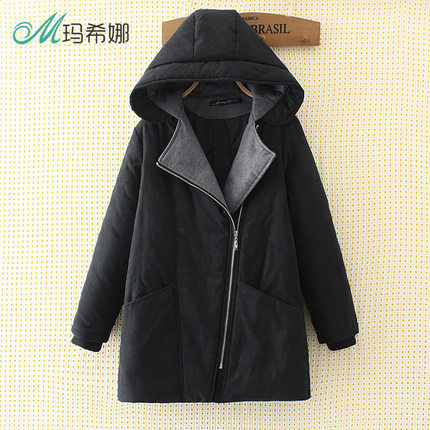 肥胖女装冬装棉衣特大码棉服女200斤胖妹妹遮