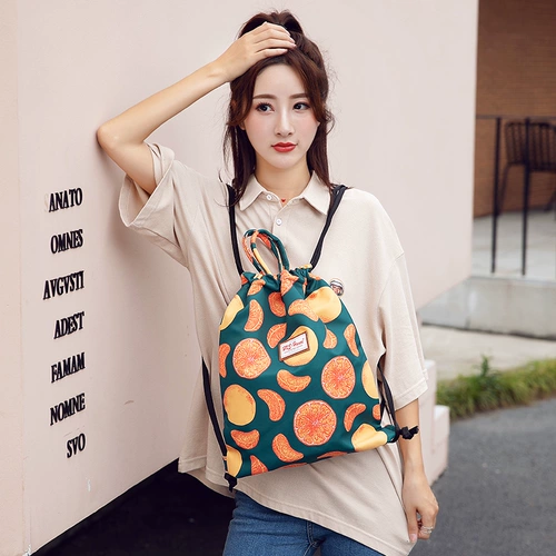 Рюкзак, сумка через плечо, мешочек для путешествий, ранец для спортзала подходит для пеших прогулок, спортивная сумка, на шнурках