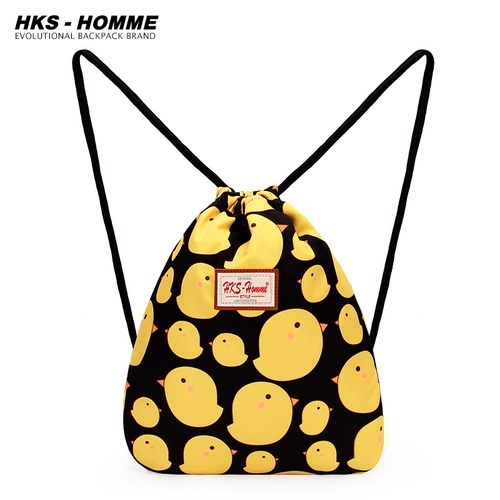 HKS－HOMME Милый рюкзак, сумка через плечо, мешочек, спортивная сумка, сумка для путешествий, на шнурках