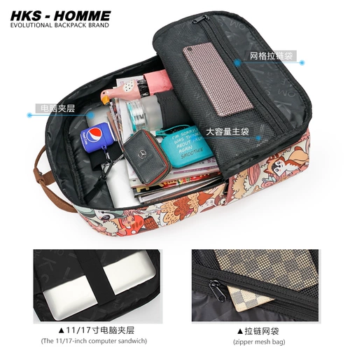 Мультяшный ранец, сумка через плечо, рюкзак, сумка для путешествий для школьников, водонепроницаемый ноутбук, подходит для студента, для средней школы