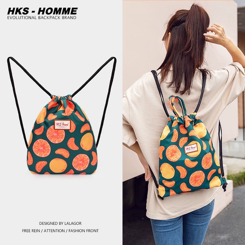 Рюкзак, сумка через плечо, мешочек для путешествий, ранец для спортзала подходит для пеших прогулок, спортивная сумка, на шнурках