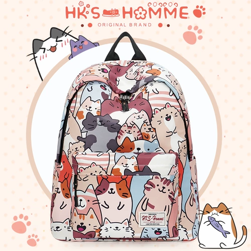 Мультяшный ранец, рюкзак, сумка через плечо, сумка для путешествий, подходит для студента, для средней школы