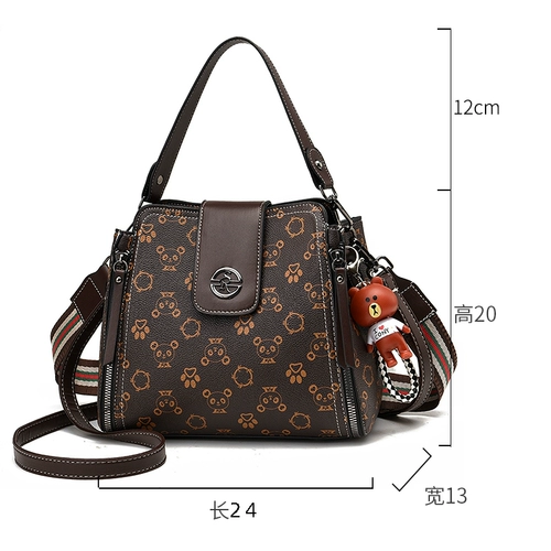 Вместительная и большая сумка через плечо, модная универсальная сумка на одно плечо, коллекция 2021, 2020, в корейском стиле