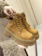 Thick-Soled Martin Boots for Women, 2025 New Autumn and Winter Fleece-Lined Boots, Height-Increasing Work Boots