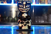 Gold Wine Personality Cups Hawaiian Cup Tiki Cup Creative Cup Cocktail Glass céramique Cup Skull Doll