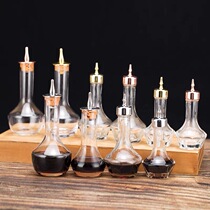 Gold Wine With Skull 50ml Bitter Fine Bottle Bitter Ai Wine Wine Bottle Bitter Fine Glass Bottle of Bitter Bottle