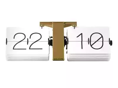 Spot Dutch KARLSSON automatic page turning clock wall clock Nordic living room modern light luxury gold imported clock