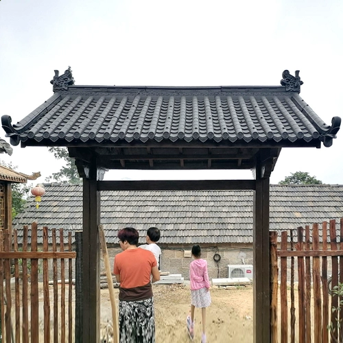 Китайская стиль Древняя пластиковая плитка из плитки на всех -антикварные плитки для крыши, плитка для водопровода, декоративная крыша плитка