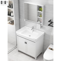 Floor-to-ceiling washbasin Bathroom cabinet combination Modern simple washbasin Bathroom washbasin integrated washbasin