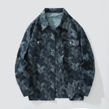 Рубашка, джинсовая куртка, оверсайз, осенняя