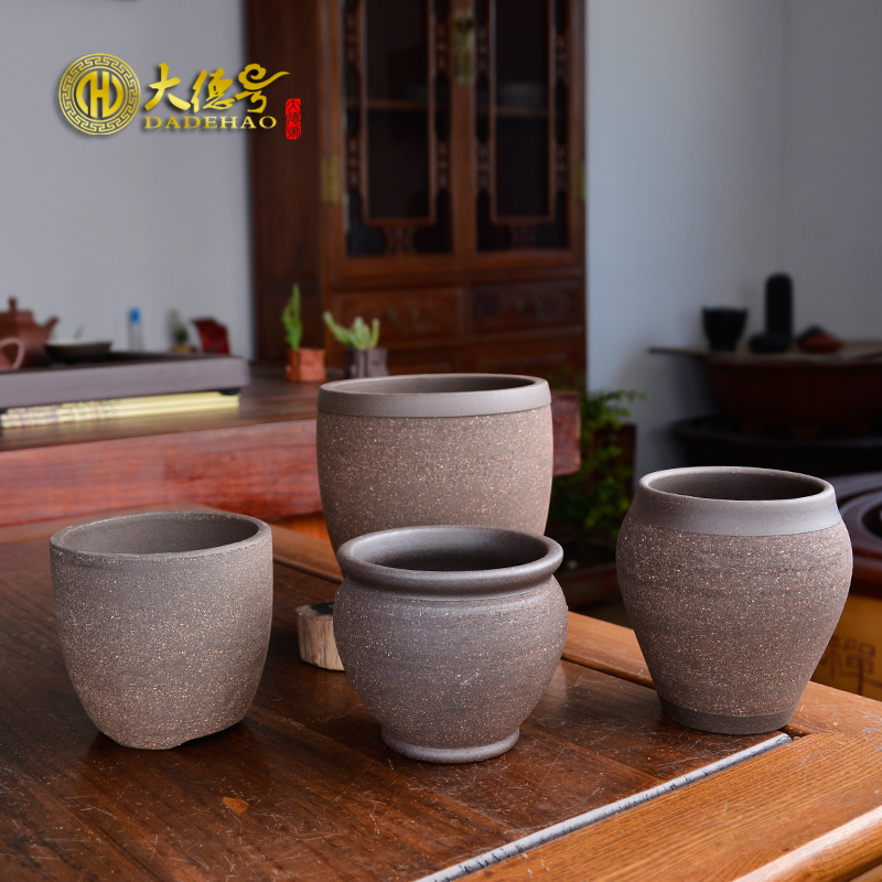 More meat pot ceramic purple sand other the plants thick pot king contracted individuality creative little meat meat potted flower pot