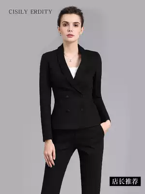 Spring and Autumn New ol professional suit women's small suit jacket women's suit women's coat dress sample House exhibition center work clothes