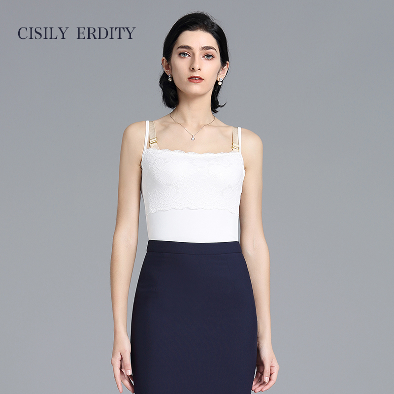 Professional Suit Harness Vest Summer Double inner lap female undershirt Slimmer Underwear Sleeping Clothing Fashion Temperament Thin