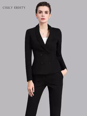 Autumn and winter professional suit women's suit formal fashion temperament Real estate consultant hotel tooling sample house display center overalls thick