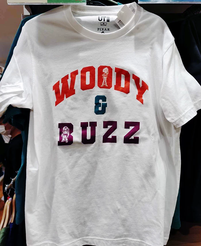 UNIQLOUniqlo ко-бренд Pixar Cars Toy Story Buzz Lightyear Woody короткая футболка