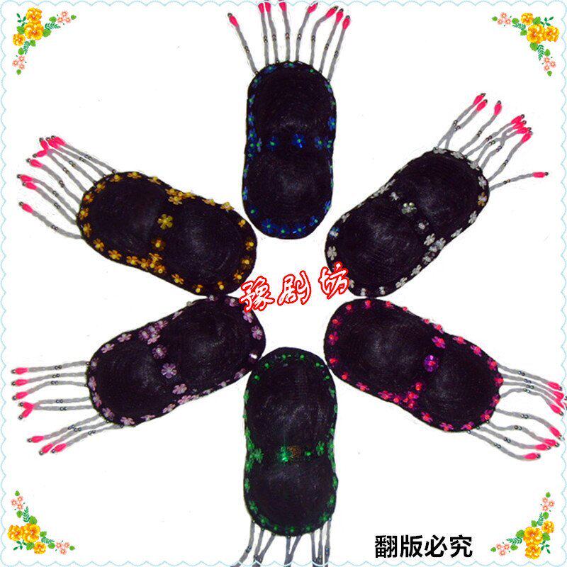 Drama Opera Tsing Yi Flowers Denier Wig heightening Hair Cushion Shell of the Palaetop Shell of the Palaetro Mount Accessories of the Stage Supplies Headwear Accessories