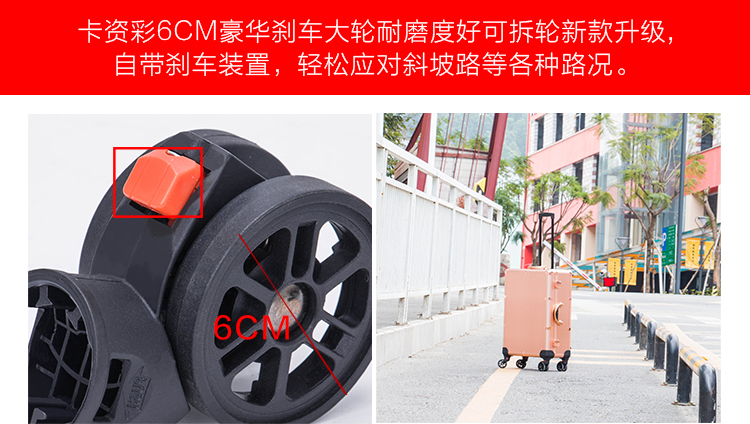 Khung hợp kim nhôm xe đẩy mỹ phẩm với đèn gương lớn với khung công suất lớn với hộp đựng dụng cụ cầm tay chuyên nghiệp - Các công cụ làm đẹp khác chổi đánh má hồng