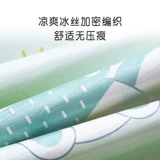 Детская летняя дышащая шелковая подушка для новорожденных, охлаждающий детский коврик