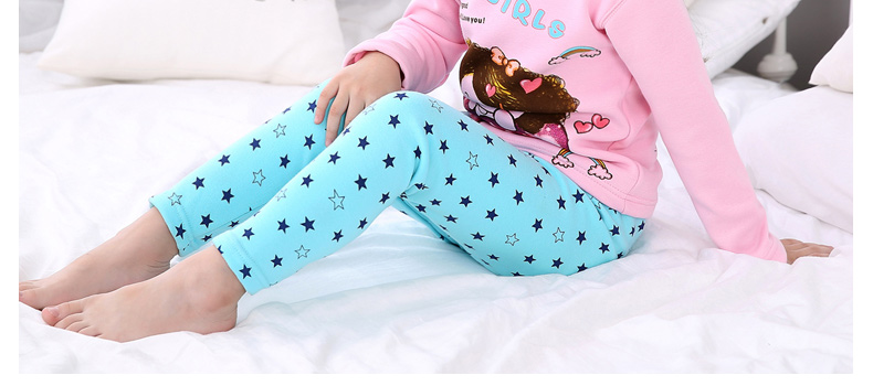Bộ đồ lót nhiệt mùa thu và mùa đông cho trẻ em cộng với nhung dày cho bé trai và bé gái Quần áo mùa thu quần dài trong bộ đồ ngủ cotton trẻ em lớn đồ bộ mặc nhà cho be gái 10 tuổi